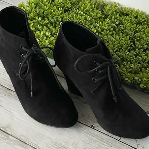 Ankle Booties Suede wedges.